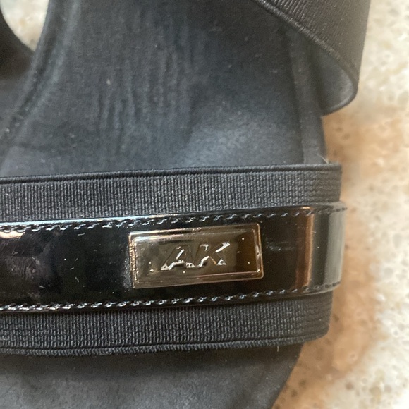 Anne Klein Sport KindHeart Black Slingback Open Toe Sandals Size 7 - Picture 3 of 7
